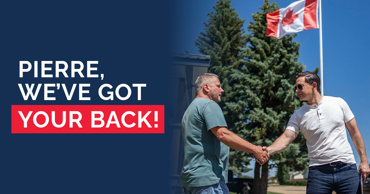 Pierre's out fighting for you!