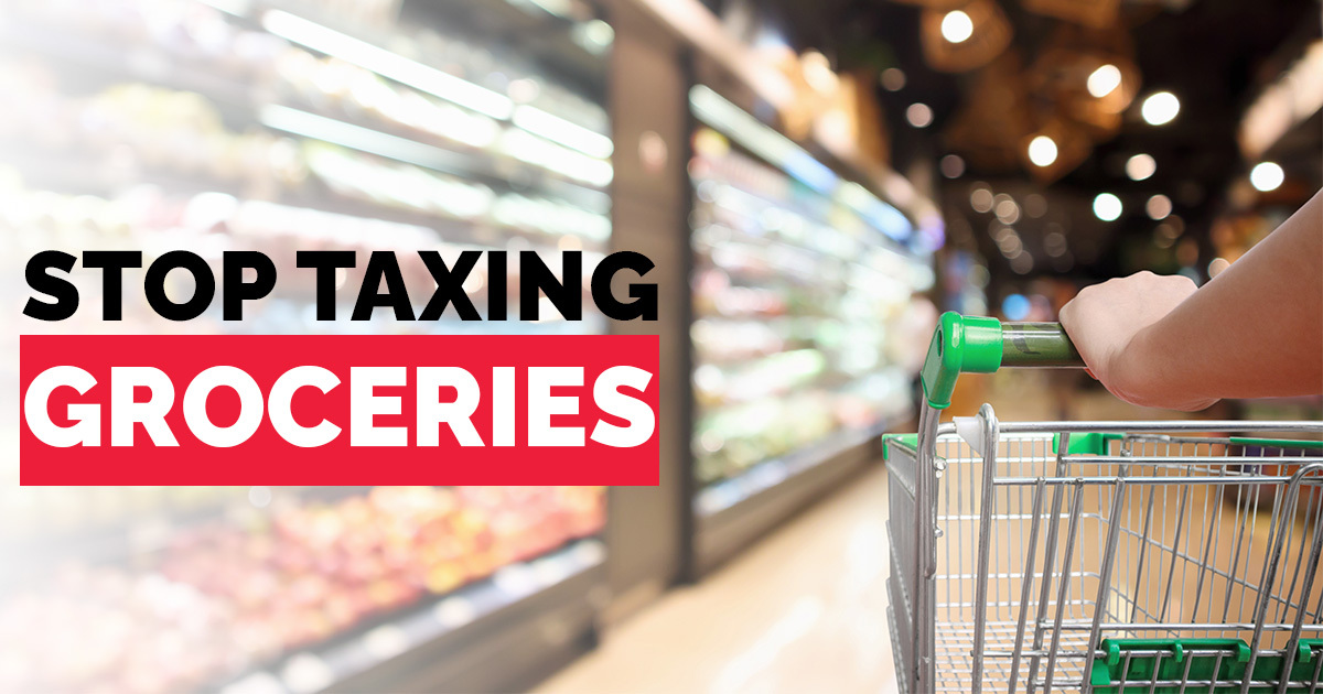 STOP TAXING GROCERIES - Conservative Party of Canada